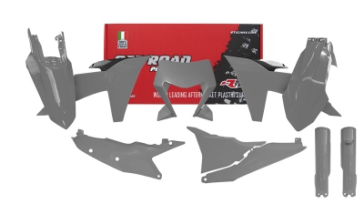 Rtech Plastik Komplett Kit für KTM EXC 24- Grau 7-teilig