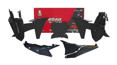 Rtech Plastic kit KTM SX/SX-F 23- black 6pcs