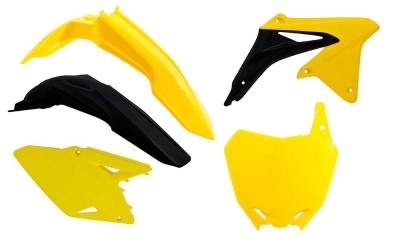 Plastic kit RMZ 450 08-17 yellow/black OEM 2014/15 5 pcs