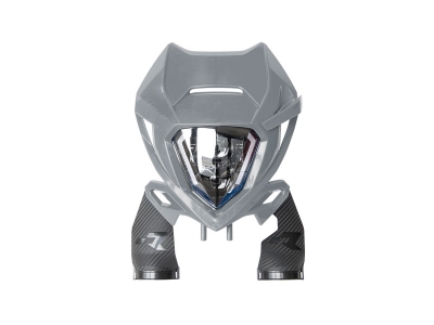 Rtech Lampenmaske mit LED- Scheinwerfer für Beta RR 20-24 Grau mit E-Nummer