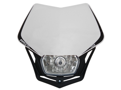 Rtech Lampenmaske V-Face schwarz/weiß
