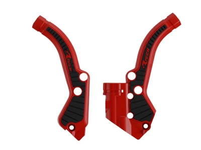 Rtech Grip Rahmenschützer für GasGas MC 50 24- Rot/Schwarz