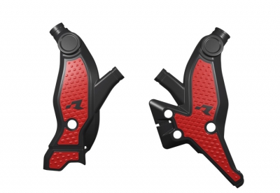 Rtech grip frame protectors Yamaha Tenerè 700 2019-2024 black/red