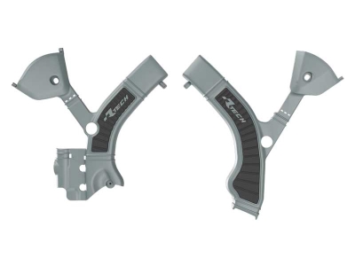 Rtech Grip Rahmenschützer für Triumph 250/450 24- Grau/Schwarz