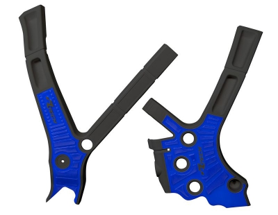 Rtech grip frame protectors Yamaha YZ 125/250 05- black/blue