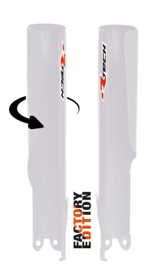 Factory fork protector KTM SX/F 23- EXC 24- white