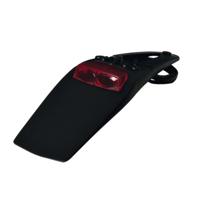 plate holder with LED taillight UNI black