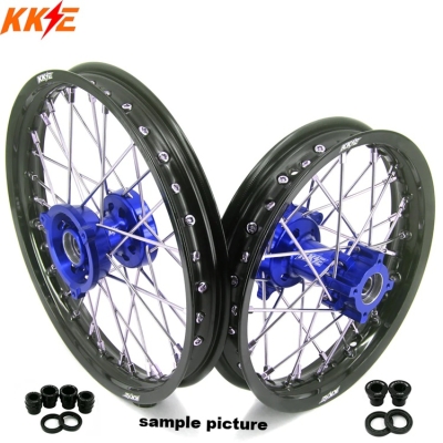 KKE Radsatz für Husqvarna TC 65 25-, KTM SX 65 25-, GG MC 65 25- 14x1.40/12x1.60 Schwarz