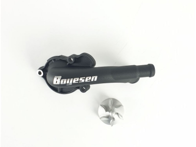 Boyesen SUPERCOOLER water pump cover and impeller kits Honda CRF 450 21-24 black
