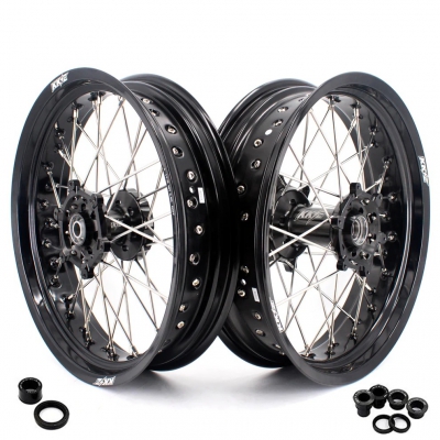 KKE wheel set for KTM/HSQ/GG 21- 17x3.5/17x5.0 black