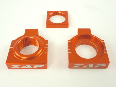 ZAP Achsenblöcke für KTM SX/F 2013- 25mm Orange