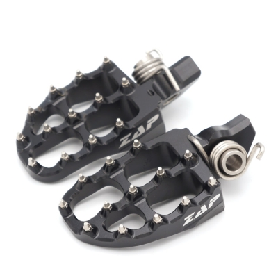 ZAP E-Peg Fußraste für KTM SX/F 16-22, EXC 17-23, Husqvarna TC/FC 16-22, TE/FE 17-23, GasGas MC/EC 2021- Schwarz