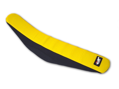 ZAP Factory-Grip seatcover RMZ 450 08-17 2-color Black/Yellow