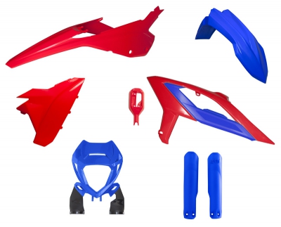 Rtech Factory Plastic kit Beta RR 2023- red/blue Racing 7-pcs