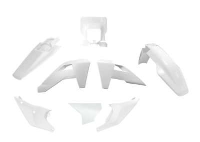 Rtech Plastik komplett kit für Husqvarna TE/FE 26- Weiß 8tlg.